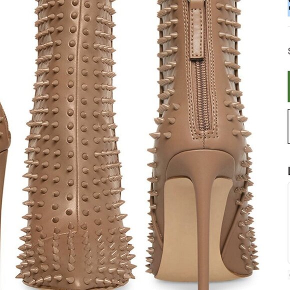 NEW IN BOX - Steve Madden Vapor Boot - Spiked - Mocha - Picture 2 of 6